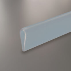 Baguette de suspension en plastique pour kakemono - transparent ou noir - pince affiche