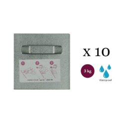 Attache Dibond BOLHE Lot de 10 Attaches adhésives 70x70 mm Max 3 kg pour intérieur/extérieur - Fixation Dibond et Miroir