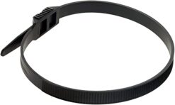 collier de câblage 9x180 mm noir - rilsan