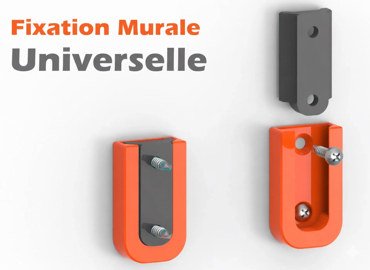 fixation murale universelle